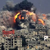 Explosion, Gaza, Stadt