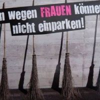 Hexen, Besen, Frauen, einparken, Witz