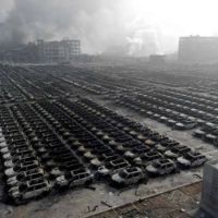 The Best Pics:  Position 1 in  - Car, Parking, destruction, chemical, explosion, Tianjin, explosive, TNT