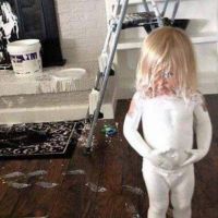 The Best Pics:  Position 1 in  - Color, paint, white, child, clean