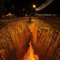 The Best Pics:  Position 1 in  - Street painting, street art, lava, 3D, effect