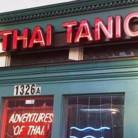 Restaurant, Werbung, Name, Thailand, Essen, Titanic