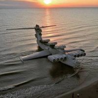 The Best Pics:  Position 1 in  - Kerosene, airplane, sea, beach, turbines